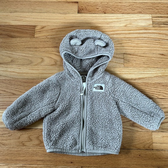 The North Face Infant Campshire Bear Hoodie Jacket Beige 3-6 Months - Picture 5 of 14